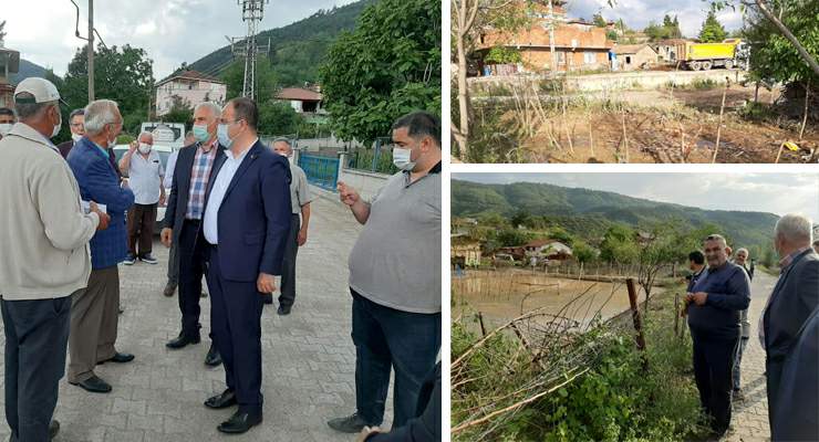 Yolkonak dolu ve şiddetli yağış nedeniyle büyük zarar gördü