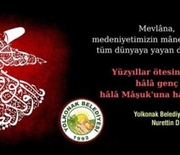 Başkan Nurettin Dinç’in “Mevlana Haftası” mesajı
