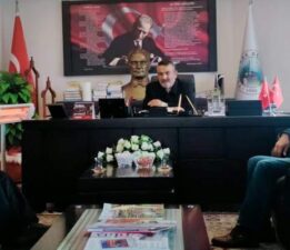 Gazeteci Cemalettin Bilgin, Başkan Dinç’i ziyaret etti