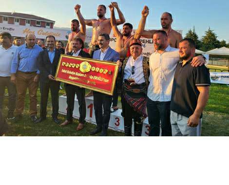 Topçam Güreşleri’nin kazananı Hüseyin Gümüşalan