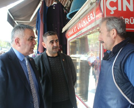 CHP Tokat’tan esnaf çıkartması