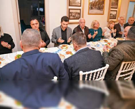 Erbaa’da Ali Özgül Konukevi’nde iftar programı düzenlendi