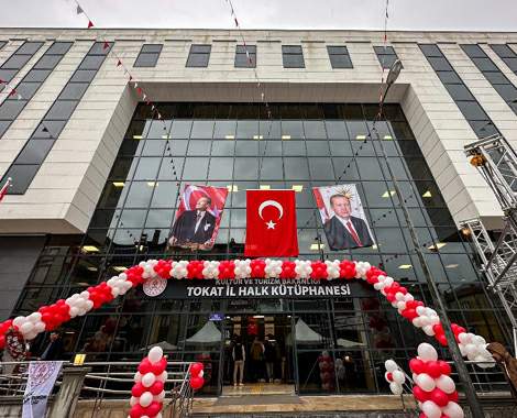 Tokat İl Halk Kütüphanesi törenle açıldı