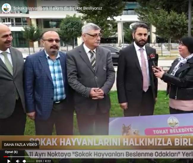 Sokak hayvanlarını beslenme odağı kuruldu