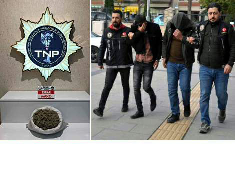 Tokat’ta uyuşturucu operasyonunda 2 tutuklama
