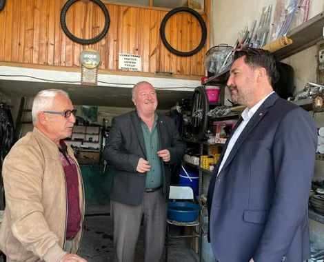 Turhal Belediyesi’nden esnaf ve vatandaş ziyareti