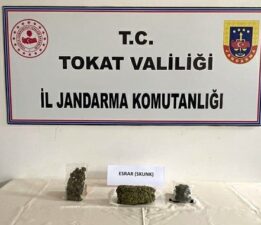 Tokat’ın Erbaa İlçesi’nde 320 gram esrar ele geçirildi