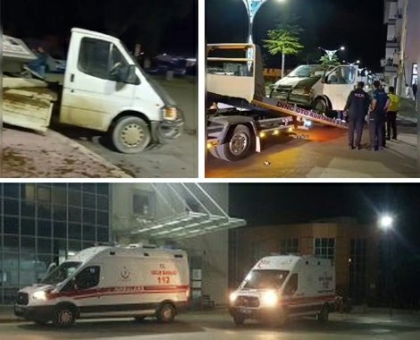 Tokat’ta Kamyonet ve otomobil çarpıştı: 1’i çocuk 4 yaralı