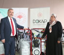 Süt Sağım Makinası ve Güneş Enerjisi Paneli çiftçilere teslim edildi