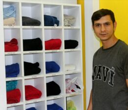 Bu kuaförde havlular ve diğer eşyalar kişiye özel