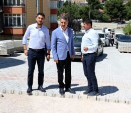 Perakende Mahallesi’nde parke yol çalışmaları devam ediyor