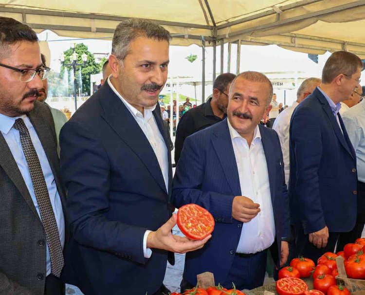 Tokat’ta birinci olmak için sebze ve meyveler yarıştı