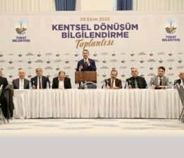 “Kentsel Dönüşüm” bilgilendirme toplantısı yapıldı
