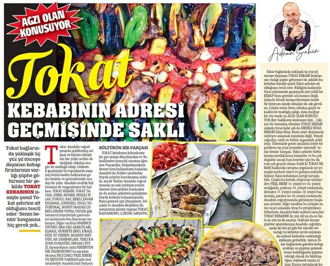 Tokat Kebabı tartışmasına son nokta “Ağzı olan konuşuyor”