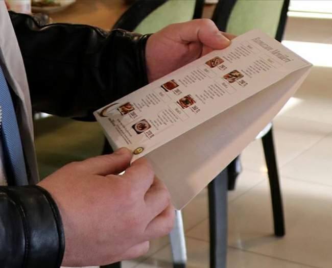 Restoran ve kafelerde fiyat listesi asma zorunluluğu