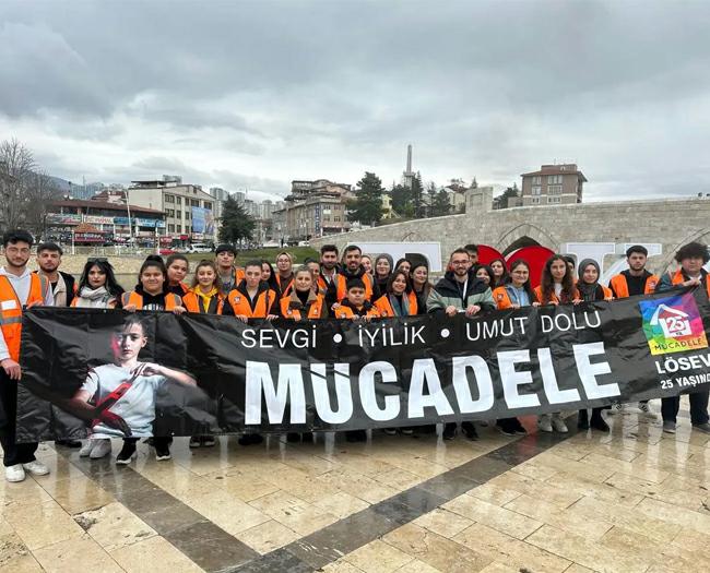 Tokat’ta kanserle mücadelede gönüllü gücü
