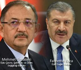 Kabine’de iki bakan değişikliği gerçekleşti