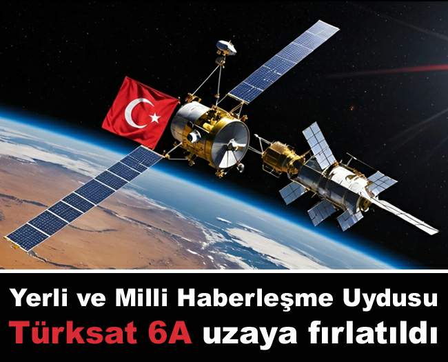 Haberleşme uydusu Türksat 6A, Uzaya fırlatıldı