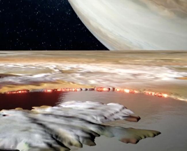 Juno uzay aracı, Jüpiter’in uydusu IO’daki lav göllerini fotoğrafladı