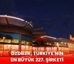 Tokatlı holding, Özdilek Türkiye’nin en büyükleri arasında
