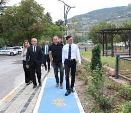 Başkan Yazıcıoğlu, “Bisiklet yolu, Yürüyüş yolu ve Yeşil alan çalışmamızı tamamladık”