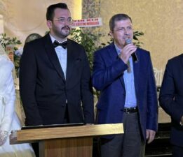 Cemil Çağlar’ın oğlu Av. Melikşah Çağlar dünyaevine girdi