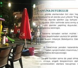 Tokat Belediyesi’nden Kamuoyuna Duyuru