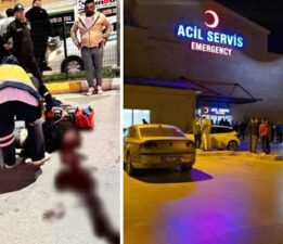 Otomobilin çarpmasıyla savrulan bisikletli, başka aracın altında kaldı