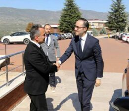 İdare Mahkemesi Başkanı’ndan Rektör Yılmaz’a ziyaret
