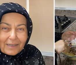 Hadi buyrun!.. Müfide Teyzem kısır yaptı