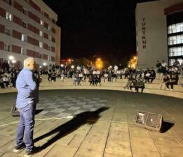 Başkan Semih Tepebaşı, Yurtta yaşayan öğrencilerle bir araya geldi