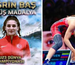 Milli sporcu Nesrin Baş’tan gümüş madalya