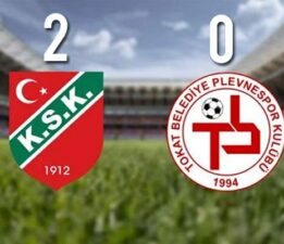 Tokat Belediye Plevnespor, Lider Karşıyaka’ya 2-0 mağlup oldu