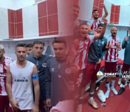 Başkan Yazıcıoğlu, Soyunma odasında takımın galibiyet sevincine ortak oldu
