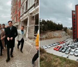 TOGÜ Araştırma Ve Uygulama Hastanesi önünde trafik mühendislik çalışmaları