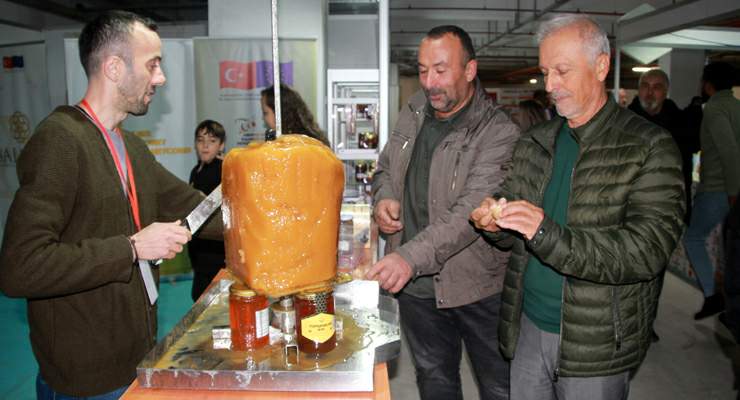 Ordu’da baldan döner yapıldı
