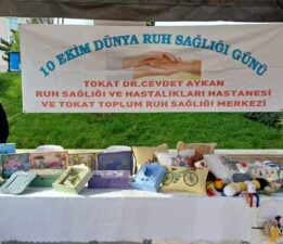 Tokat’ta “Dünya Ruh Sağlığı Günü”nde anlamlı sergi