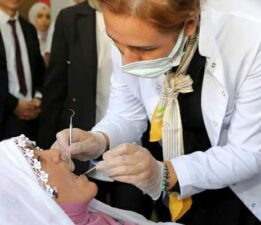 Tokat Gaziosmanpaşa Üniversitesi’nden Necip Köyü’nde diş taramaları yapıldı