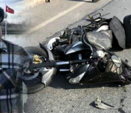 Mıcırda kaza yapan genç motosiklet sürücüsü kurtarılamadı