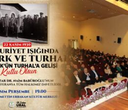 Turhal’da, “Cumhuriyet ve Atatürk” konulu konferans gerçekleşti