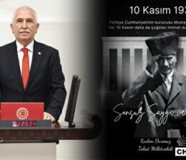 Vekil Kadim Durmaz’ın, “10 Kasım Atatürk’ü Anma Günü” mesajı