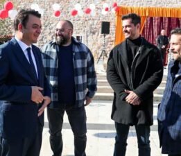 Vali Köklü, “Gönül Dağı” dizisinin setini ziyaret etti