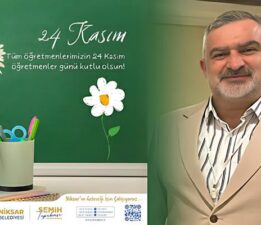 Başkan Semih Tepebaşı’nın, “24 Kasım Öğretmenler Günü” mesajı