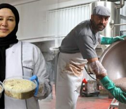 Tahin helvasını şeker yerine hurma suyuyla tatlandırıyorlar