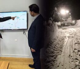 Tokat’ta kar timleri zorlu hava şartlarına karşı görev başında
