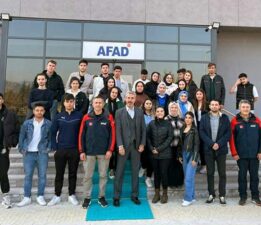 TOGÜ Artova MYO öğrencilerinden Tokat AFAD’a teknik gezi