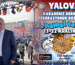 Yalova’da Karadeniz rüzgarı, Hamsi festivali ve konser coşkusu