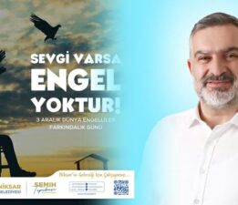 Başkan Semih Tepebaşı’nın, 3 Aralık Dünya Engelliler Günü mesajı