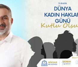 Başkan Semih Tepebaşı’nın “5 Aralık Dünya Kadın Hakları” günü mesajı