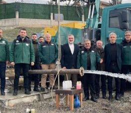 Niksar’da yeni bulunan su, 25 litre saniye debili çıktı